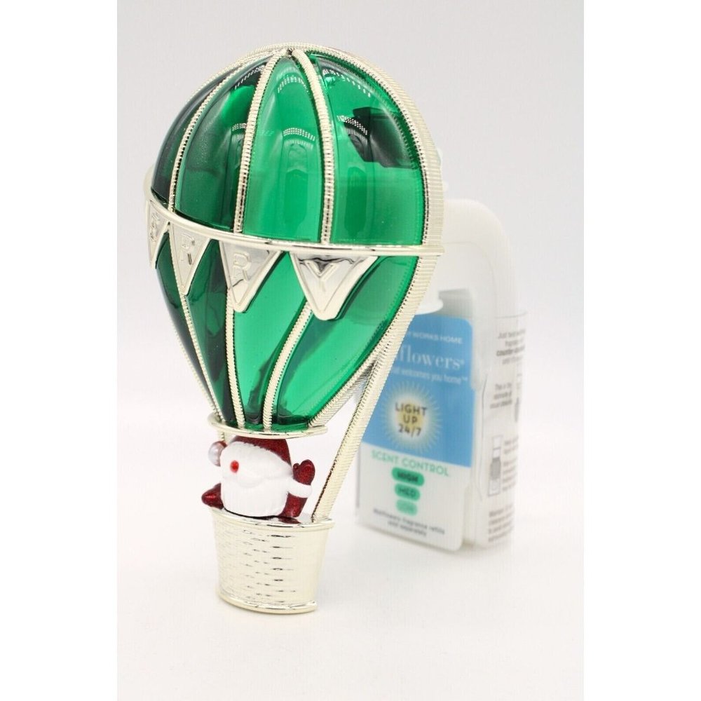 Bath and Body Works Green HOLIDAY BALLOON Wallflowers Fragrance Diffuser Plug